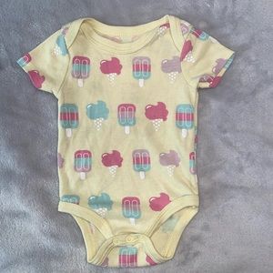 Yellow ice cream onesie